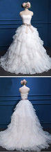 Fabulous Cute Chiffon Sweetheart Top Lace Wedding Dresses, Bridal Gown, MW109