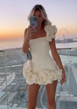 White Strapless Homecoming Dress With Ruffles