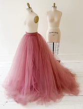 Wedding Dresses in Color Wedding Dresses A-Line Separates Separates Sweep / Brush Train Tulle Bridal Skirts Bridal Gowns With Solid Color