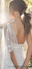 Sweetheart Tulle Lace with Appliques Long Wedding Dresses.DB10045
