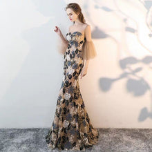 Exquisite Lace Illusion Half Sleeves Trumpet/Mermaid Prom Evening Dress JKR601|Annapromdress
