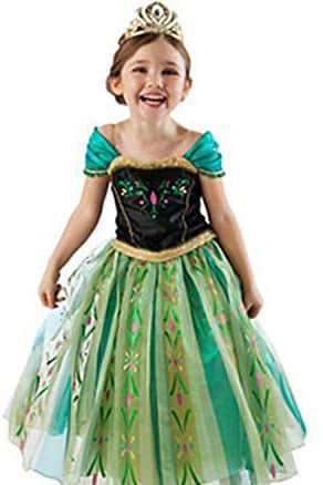 Little Girls Princess Dress Costume for Christmas Birthday Halloween Party