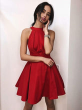 Little Black Dress Red Homecoming Dresses Aline Open Back Short Prom Dress Party Dress JK848|Annapromdress