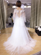 Open Back Wedding Dresses Butterfly Romantic Appliques Simple Bridal Gown JKW230|Annapromdress