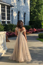 A-line One Shoulder Sequins Sparkle Prom Dress Formal Evening Gowns JKQ133