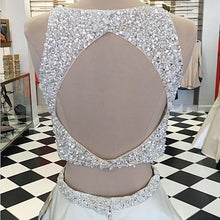 Two Piece Prom Dresses A-line Long Sexy Prom Dress/Evening Dress JKL155