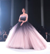 Off-the-shoulder Ombre Prom Dresses Unique Prom Dress Long Evening Dresses NA4012