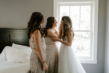 Exquisite Tulle V-Neck Sweep Train A-Line Bohemian Wedding Dress Gown Open Back AN2302|Annapromdress