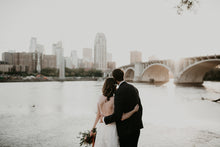 Gorgeous Lace Wedding Dress with Sleeves A-Line Illusion Neck Beach Wedding Dress AN2306|Annapromdress