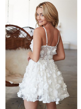 Lace Homecoming Dresses Spaghetti Straps Floral Short Prom Dress Fashion Party Dress JK850|Annapromdress