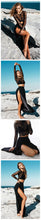 Sexy Long Sleeve Black And White Side-Slit Two Pieces Long Prom Dress GJS426