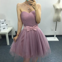 2017 Homecoming Dress Sexy A-line Strapless Short Prom Dress Party Dress JK023