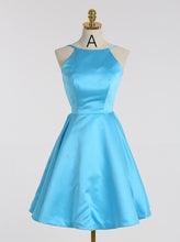 2017 Homecoming Dress Sexy A-line Halter Short Prom Dress Party Dress JK025
