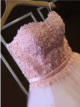 2017 Homecoming Dress Sexy Pink Strapless Short Prom Dress Party Dress JK026