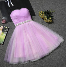 2017 Homecoming Dress Sexy A-line Strapless Short Prom Dress Party Dress JK029