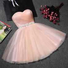 2017 Homecoming Dress Sexy A-line Strapless Short Prom Dress Party Dress JK029