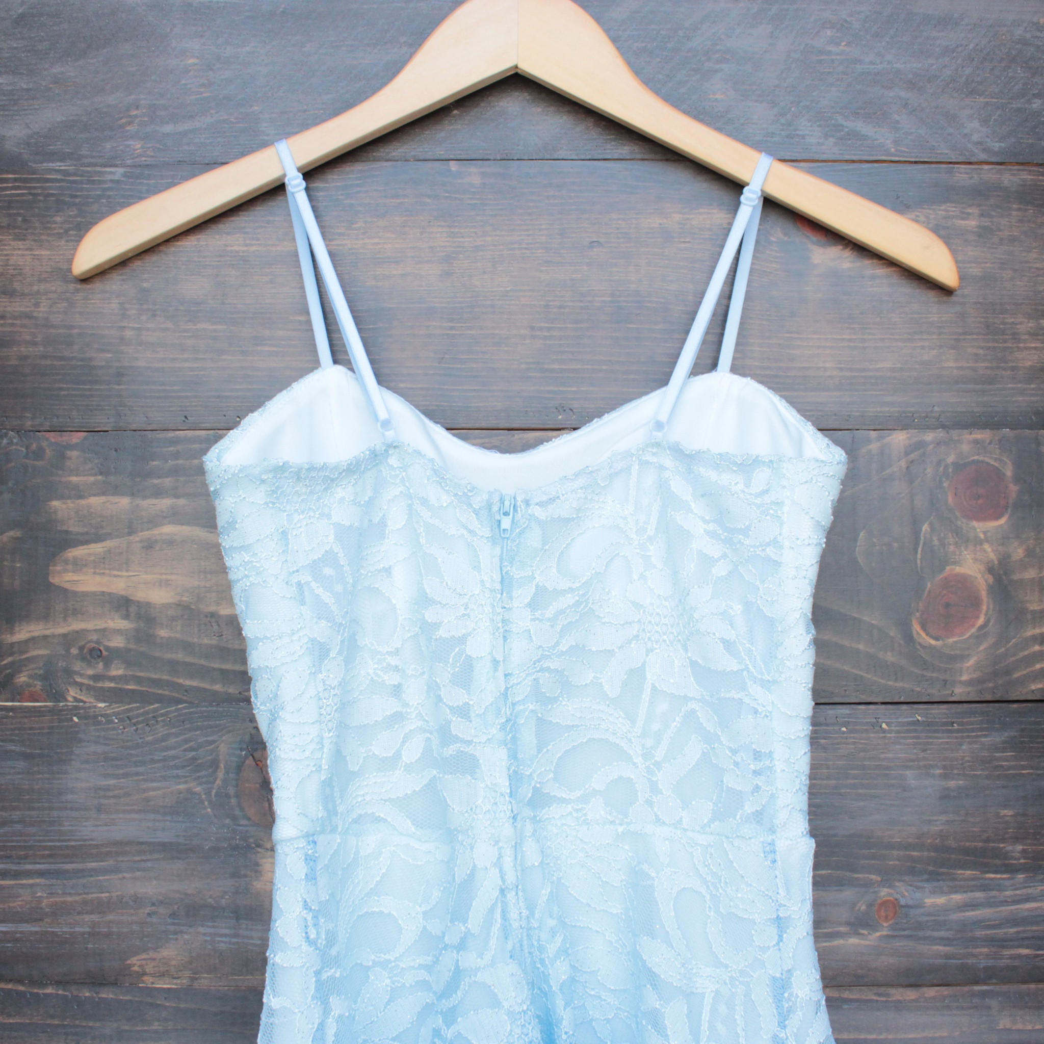White Lace Spaghetti Straps Short Homecoming Dress