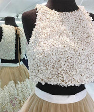 2017 Homecoming Dress Scoop Hand-Made Flower Short Prom Dress Party Dress JK107