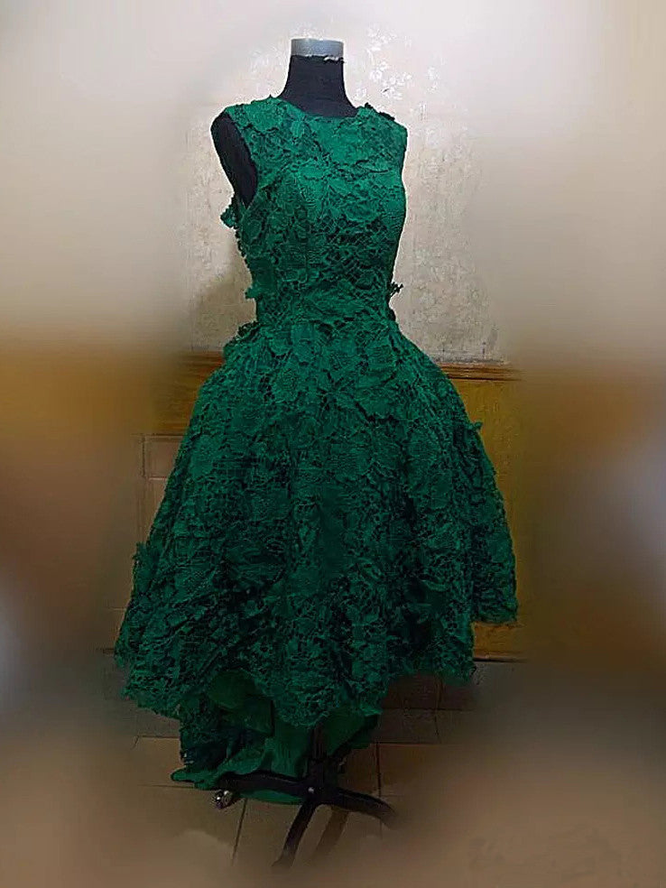 short in front long in back homecoming dress Contrast Color Embroidery Short Front Long Back Prom Dress  My wedding  ideas