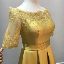 2017 Homecoming Dress Gold Off-the-shoulder Short Prom Dress Party Dress JK155