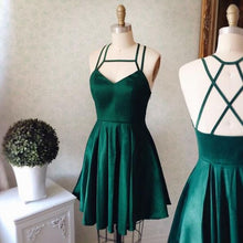 2017 Homecoming Dress Sexy Halter Dark Green Short Prom Dress Party Dress JK177