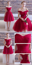 2017 Homecoming Dress Off-the-shoulder Burgundy Short Prom Dress Party Dress JK197