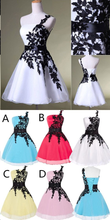 Homecoming Dress Black Lace Lace-up Short Prom Dress Party Dress JK219|Annapromdress