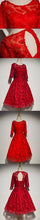 2017 Homecoming Dress Lace Knee-length Bowknot Short Prom Dress Party Dress JK222