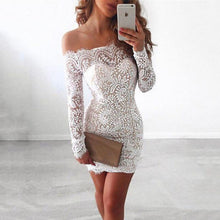 Lace Homecoming Dress Sheath Sexy Long Sleeve Short Prom Dress Fashion Party Dress JK233|Annapromdress