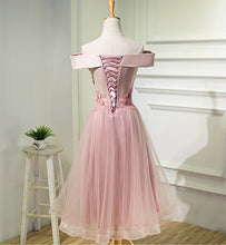 2017 Homecoming Dress Off-the-shoulder Tea-length Short Prom Dress Party Dress JK244