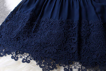 2017 Homecoming Dress Sexy Dark Navy Lace Short Prom Dress Party Dress JK245