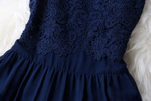 2017 Homecoming Dress Sexy Dark Navy Lace Short Prom Dress Party Dress JK245