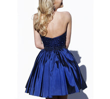 2017 Homecoming Dress Sexy Halter Royal Blue Short Prom Dress Party Dress JK256