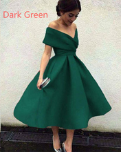 Beautiful Homecoming Dress Off-the-shoulder Satin Short Prom Dress Party Dress JK294|Annapromdress