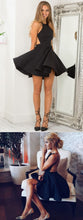 Sexy Backless Homecoming Dress Little Black Dress Short Prom Dress Party Dress JK312