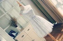 Cute Homecoming Dress Scoop Lace-up Tulle Lace Short Prom Dress Party Dress JK324
