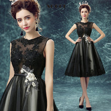 Black Homecoming Dress Sexy Sweetheart Knee-length Short Prom Dress Party Dress JK336