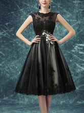 Black Homecoming Dress Sexy Sweetheart Knee-length Short Prom Dress Party Dress JK336