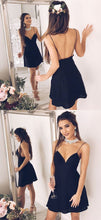 Sexy Homecoming Dress Spaghetti Straps Chiffon Short Prom Dress Party Dress JK350