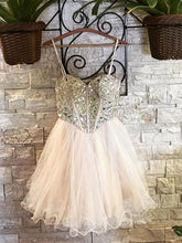 Beautiful Homecoming Dress Sweetheart Tulle Rhinestone Short Prom Dress Party Dress JK388