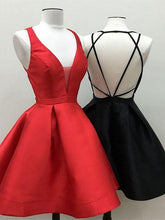 Little Black Dresses Red Homecoming Dress Sexy Short Prom Dress Party Dress JK402