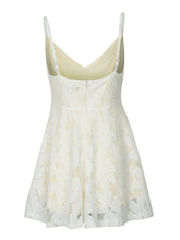 Cheap Homecoming Dress Spaghetti Straps Lace Ivory Short Prom Dress Party Dress JK417