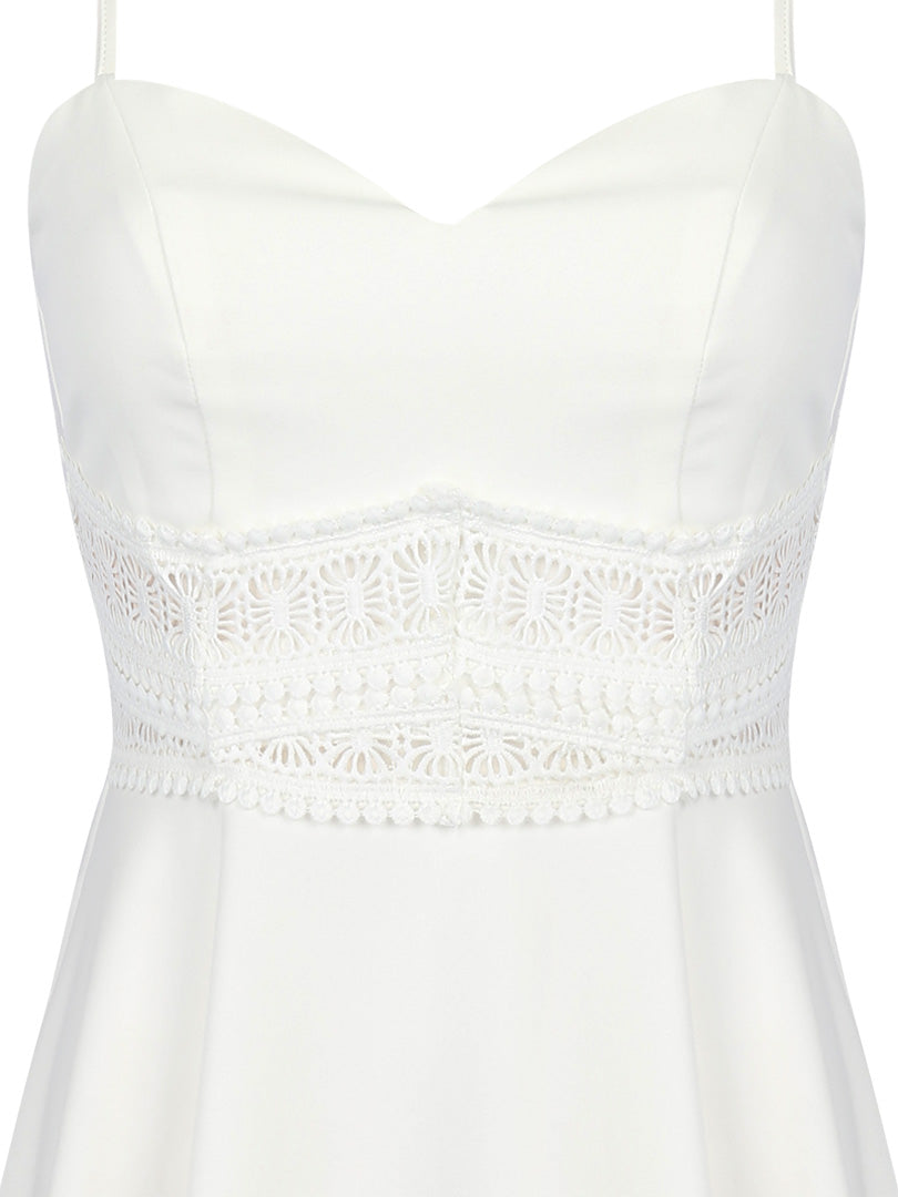 Sexy White Homecoming Dress Spaghetti Straps Lace Short Prom Dress Par Anna PromDress Sexy White Homecoming Dress Spaghetti Straps Lace Short Prom Dress Par Anna PromDress