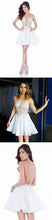 Chic Sexy Homecoming Dress Appliques Chiffon Short Prom Dress Party Dress JK432