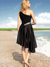 Sexy Homecoming Dress Asymmetrical Little Black Dresses Short Prom Dress Party Dress JK437