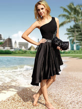 Sexy Homecoming Dress Asymmetrical Little Black Dresses Short Prom Dress Party Dress JK437