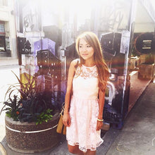 Beautiful Fashion Homecoming Dress Scoop Lace Short Prom Dress Party Dress JK438
