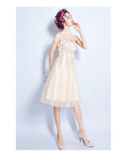 Beautiful Homecoming Dress Knee-length Appliques Short Prom Dress Party Dress JK446