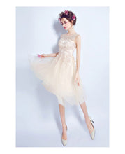 Beautiful Homecoming Dress Knee-length Appliques Short Prom Dress Party Dress JK446