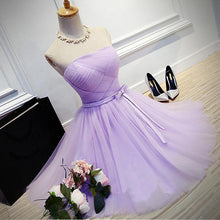 Chic Homecoming Dress Strapless A-line Tulle Short Prom Dress Sexy Party Dress JK498